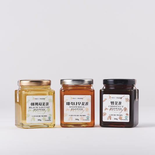 NEW PRAEBEE 1+ Grade - Black Locust Flower Honey 300g