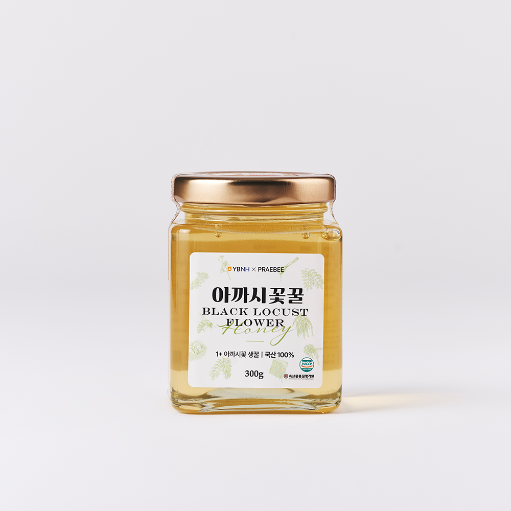 NEW PRAEBEE 1+ Grade - Black Locust Flower Honey 300g