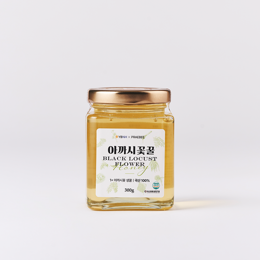 NEW PRAEBEE 1+ Grade - Black Locust Flower Honey 300g